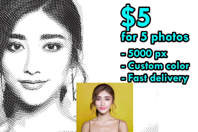 I will make your photos in a very cool carving style in 24 hours