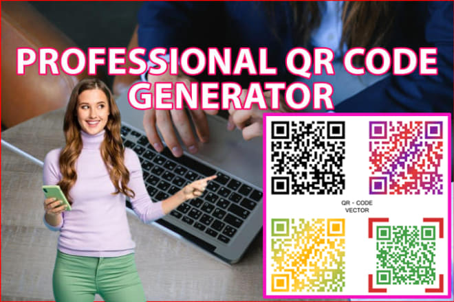 I will make your qr code, qr code generator