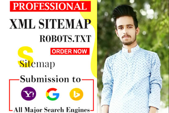 I will manually create XML sitemap and robots txt for your website