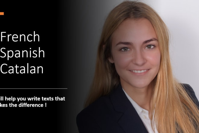 I will manually translate all your french, spanish and catalan texts, quickly