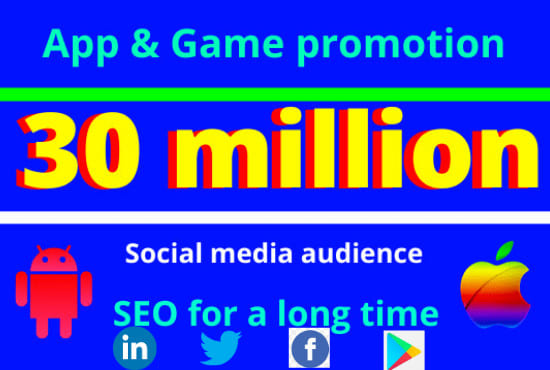 I will mobile app marketing SEO games promotion as app of the day
