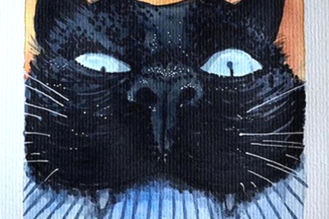 I will paint pet portraits from photos
