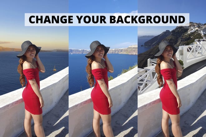 I will photoshop, edit or change photo backgrounds, recolor