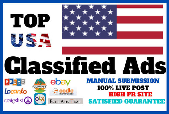 I will post your ads in top classified ad posting site in the USA, UK