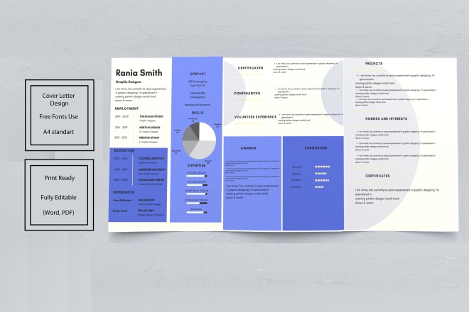 I will prepare professional resume, cv or cover letter designs