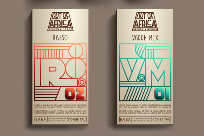 I will product branding and packaging