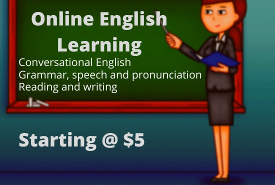 I will professionally teach you english online