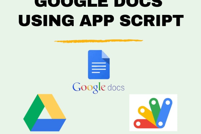 I will program your google docs