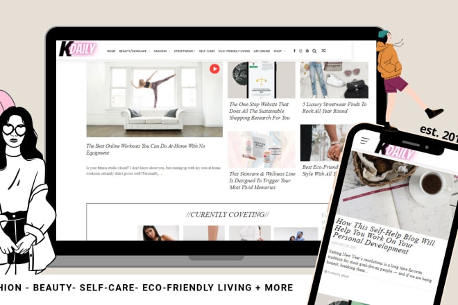 I will promote your brand and products on my fashion, beauty blog