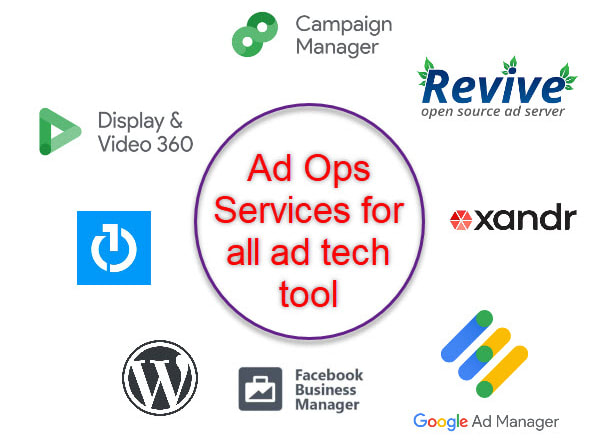 I will provide ad ops services for dcm dfp gam dv360 google ads wordpress fb console