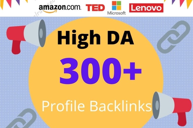 I will provide HQ social media profile seo backlinks, link building