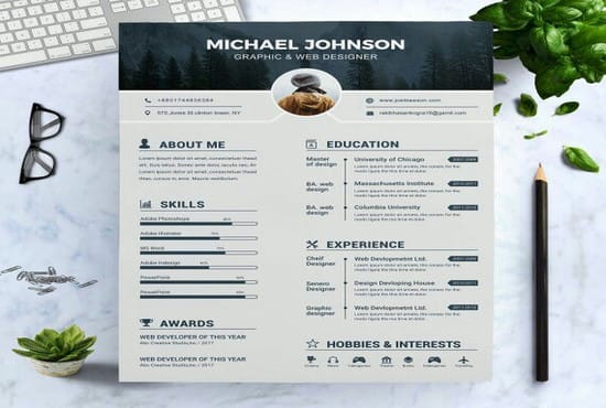 I will provide professional cv resume and cover letter