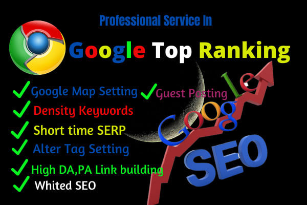 I will provide SEO service for google top ranking