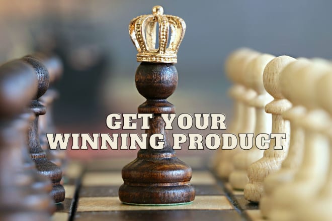 I will provide you winning products with descriptions, gifs and video for 1 month