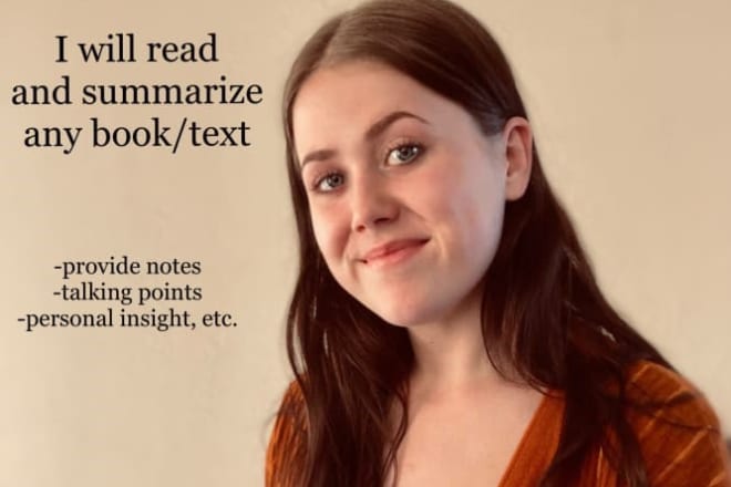 I will read any book and provide comprehensive summary