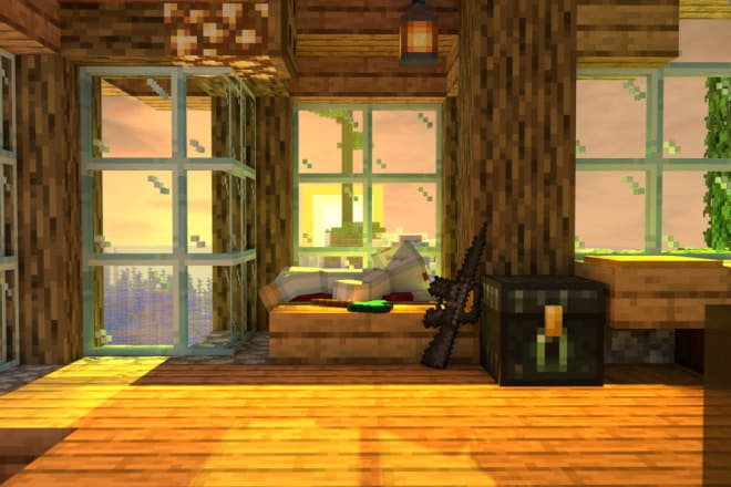 I will render you a minecraft scene
