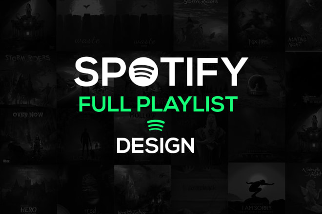 I will represent podcast album cover, playlist cover art
