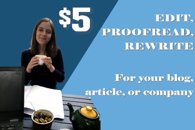 I will rewrite, proofread, and edit your work manually