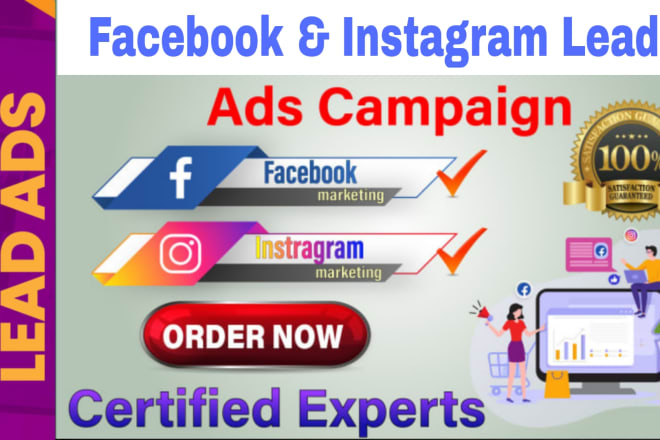 I will run facebook lead generation ads for real estate, insurance, and other business