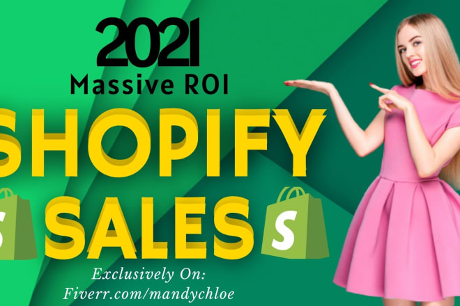 I will run sales shopify marketing boost ecommerce promotion for website traffic