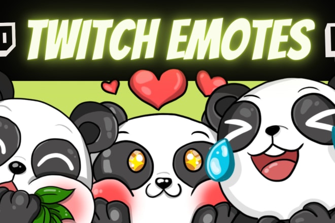 I will sell chibi emotes panda for twitch or discord