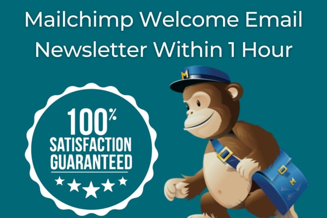 I will setup mailchimp welcome email newsletter within 1 hour