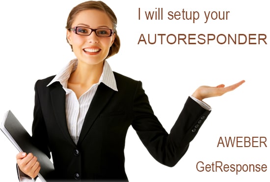 I will setup your aweber or getresponse autoresponder