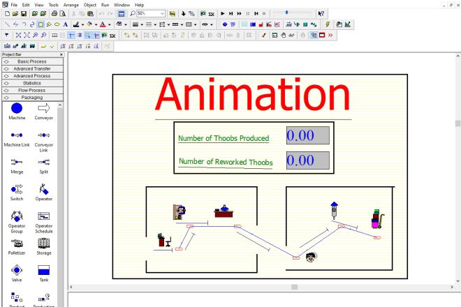 I will simulate models with custom statistical outputs in arena