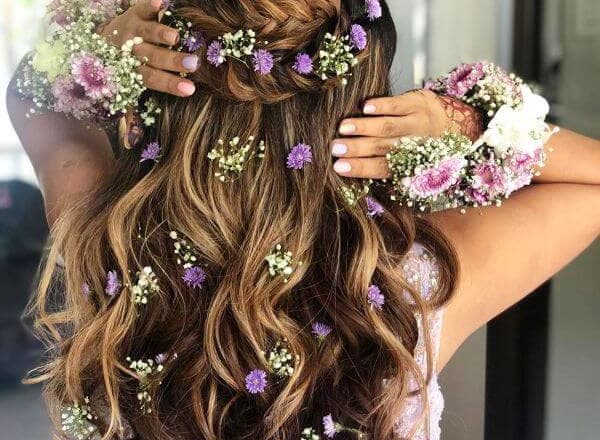 I will suggest you jewelry design and hair style