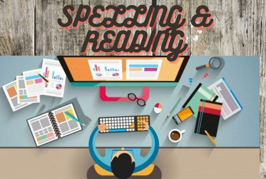 I will teach english spelling, reading and comprehension online