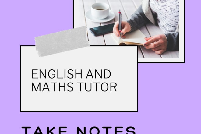 I will teach maths and english grammar online via zoom