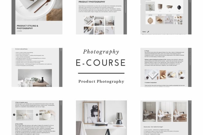 I will teach you product photography