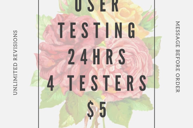 I will test websites all pages, quality user testing