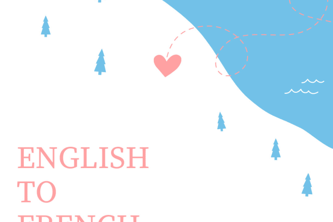 I will traduction english to french