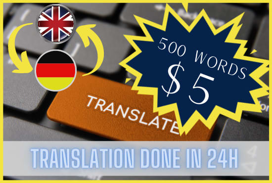 I will translate 500 words for 5 with swiss perfection