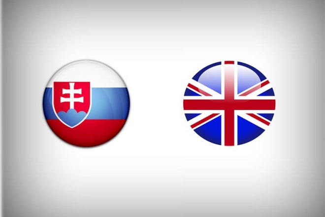 I will translate any text from english to slovak and vice versa