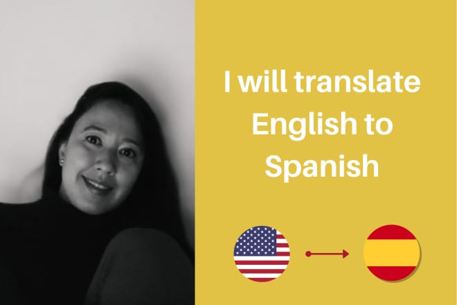 I will translate english to spanish