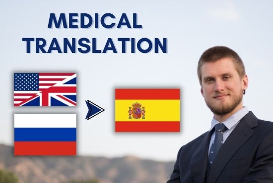 I will translate medical and science texts from english or russian to spanish