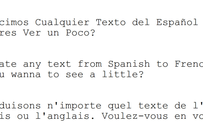 I will tu traductor de confianza