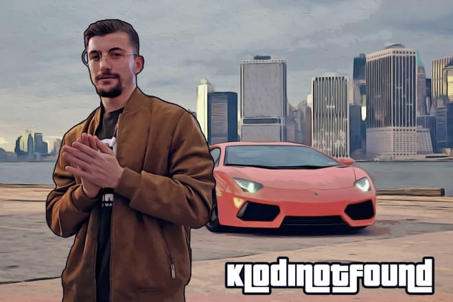 I will turn you into gta portrait style for 24 hours