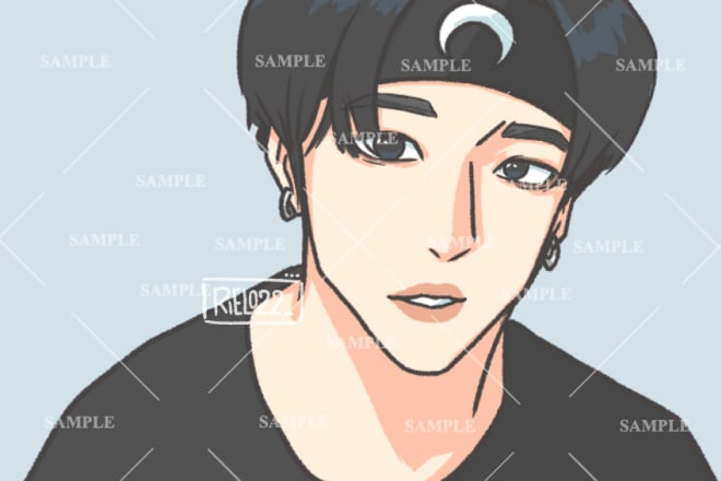 I will turn your avatar to illustration or webtoon style