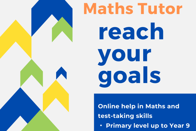 I will tutor maths and study skills
