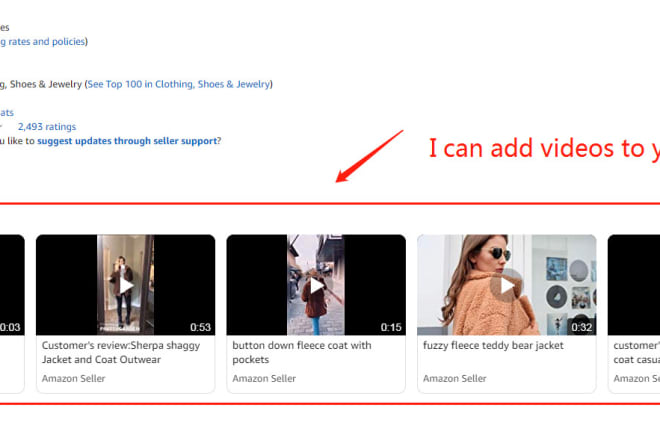I will upload your video to your amazon related videos
