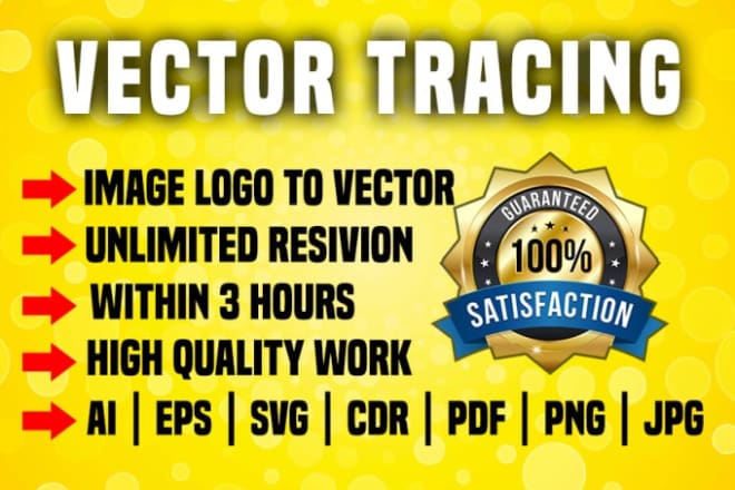 I will vectorize, recreate logo or turn image into vector, png transparent background