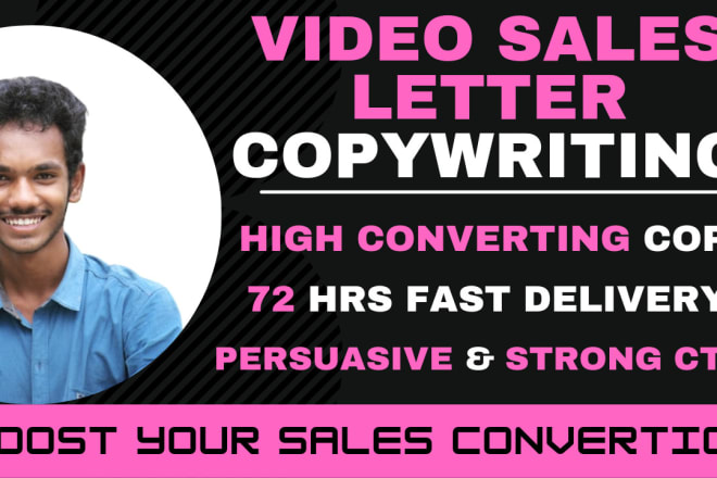I will video sales letter script
