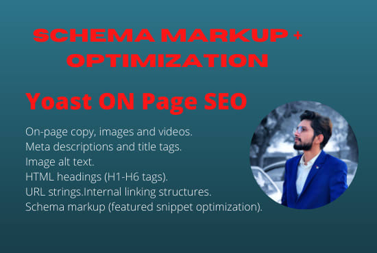 I will wordpress on page seo with yoast pro and schema markup