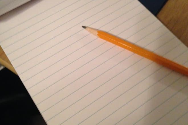I will write a 1 page shot list for storyboards for a short film