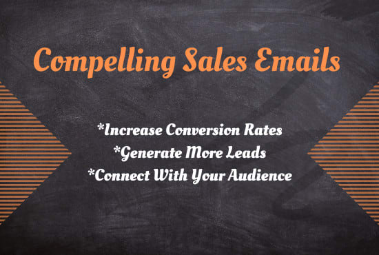 I will write a compelling sales email