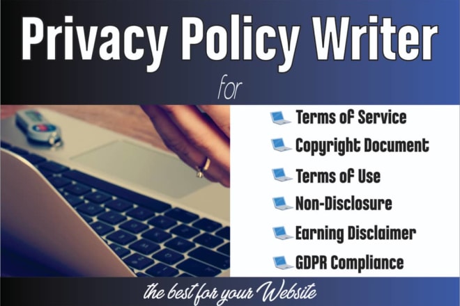 I will write a professional terms and conditions and privacy policy