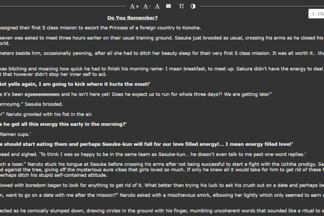 I will write anime fanfiction for you romance nsfw sfw